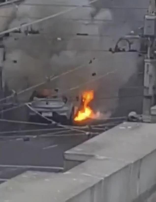 man fire car australia immolation