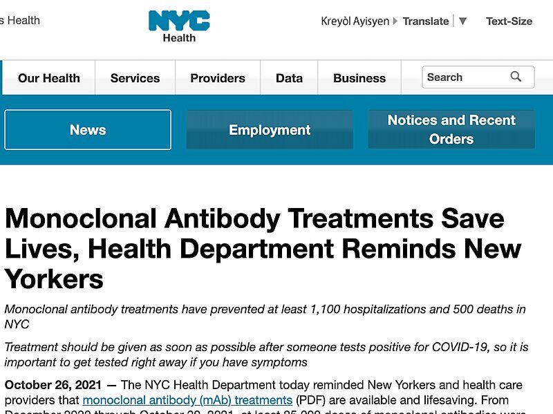 new york city vaccine press release