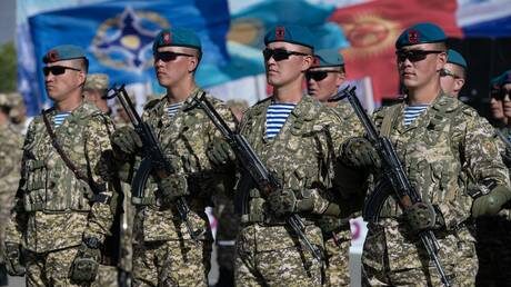 Click to enlarge CSTO troops