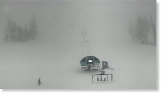 Heavy snow, high winds blow into region; Mt. Bachelor