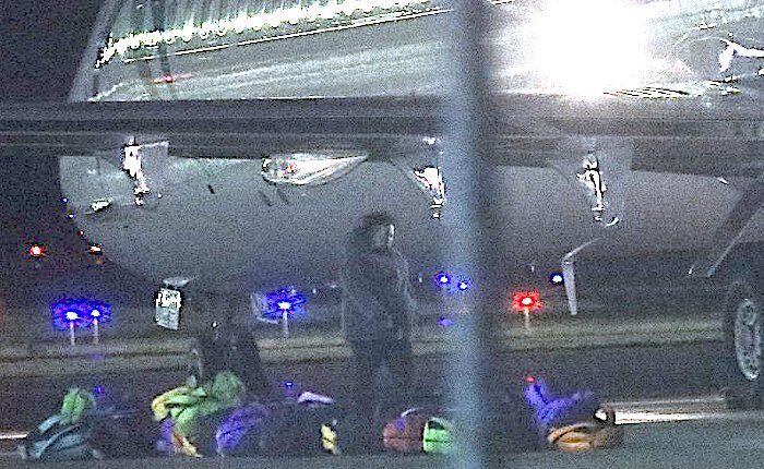 Click to enlarge Plane night