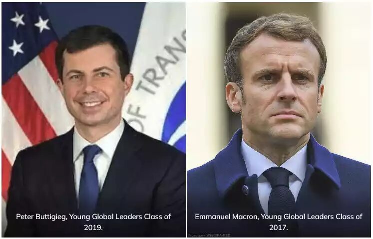 Peter Buttigieg Emmanuel Macron