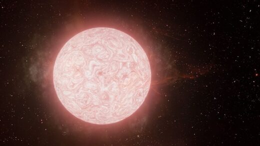 illustration red supergiant star