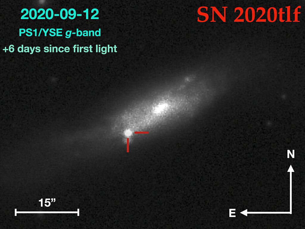 Click to enlarge super nova caught in action NGC 5731