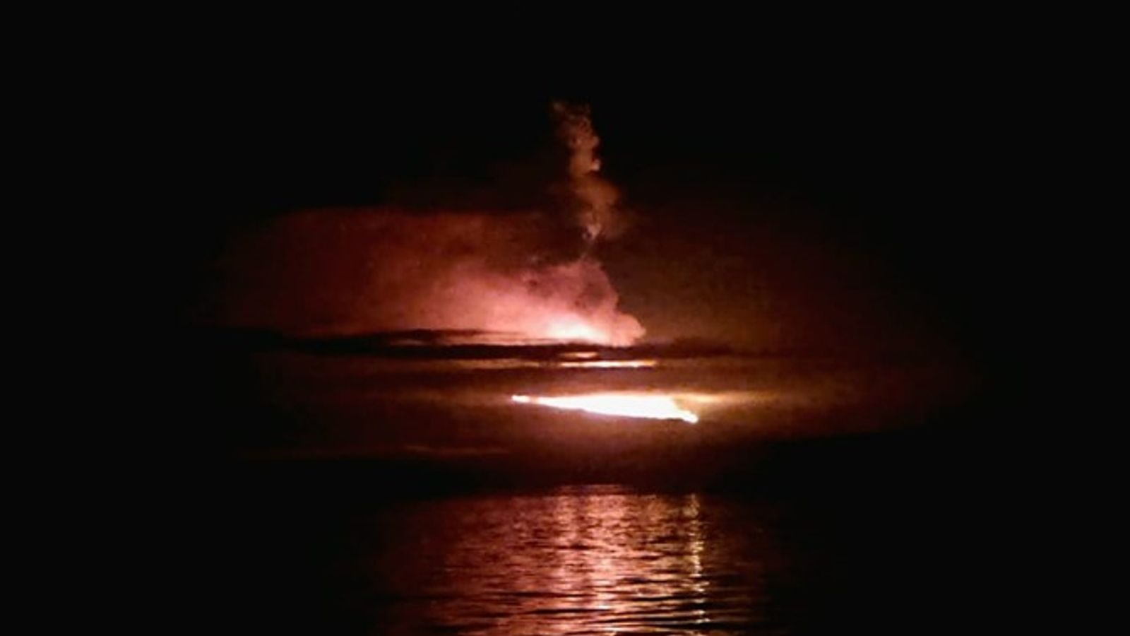 Eruption of the Wolf Volcano
