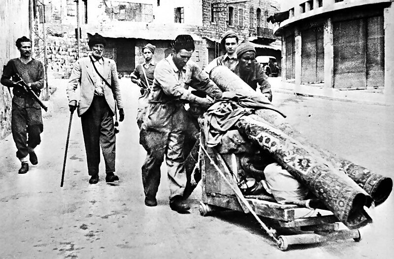 Click to enlarge nakba palestinian evicted haifa Haganah israel