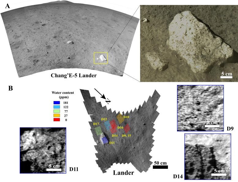 Click to enlarge Chang’E-5 moon water