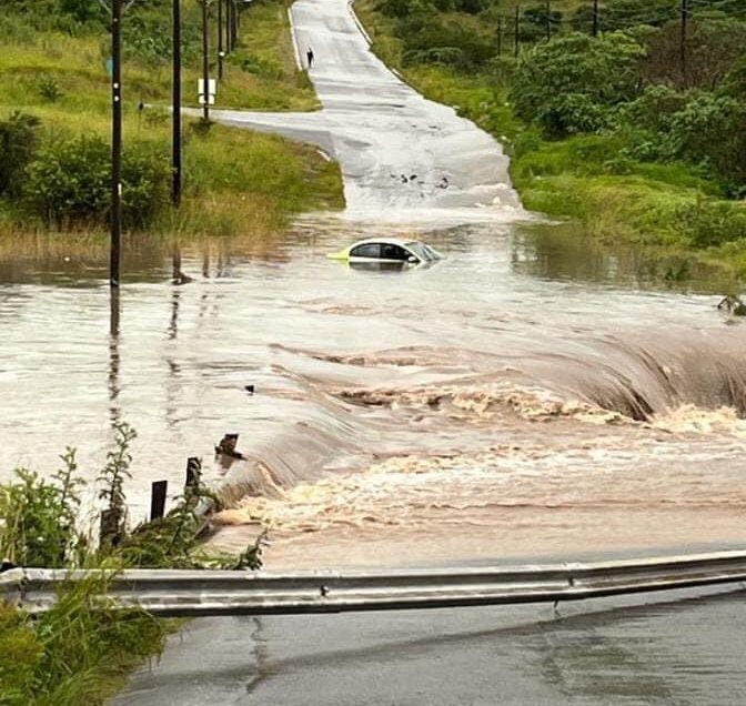 Floods in Buffalo City Metro Municipality, South Africa, January 2022.
