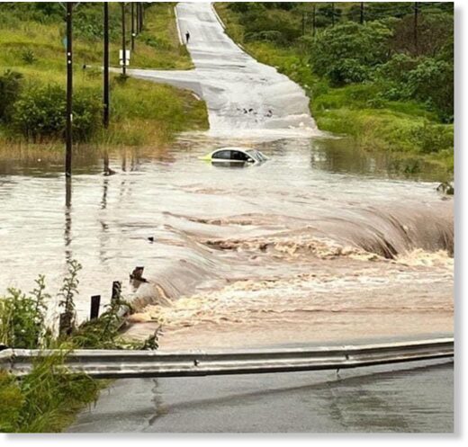 Floods in Buffalo City Metro Municipality, South Africa, January 2022.