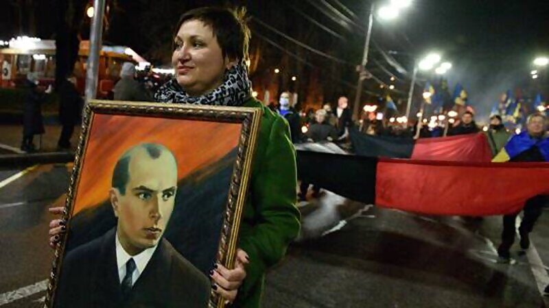 Click to enlarge Organization of Ukrainian Nationalists OUN ne nazi bandaras