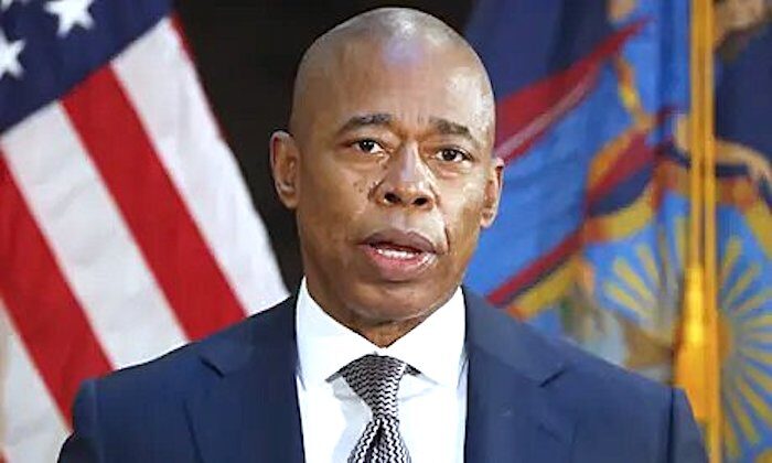 Click to enlarge Mayor Eric Adams