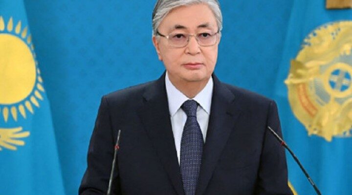 Click to enlarge President Tokyaev