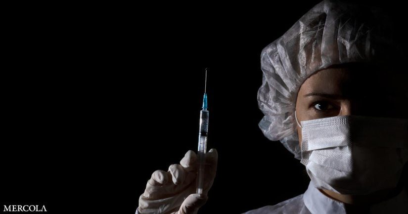 nurse with jab