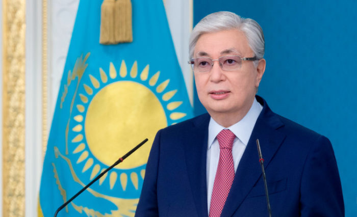 Click to enlarge President Tokayev