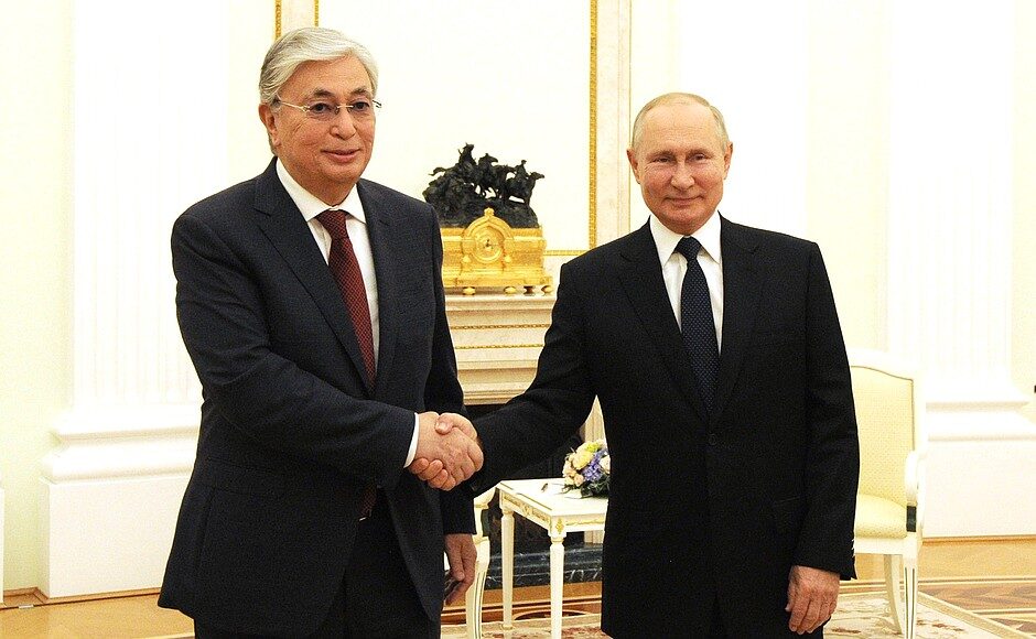 Click to enlarge Putin Tokayev russia kazakhstan