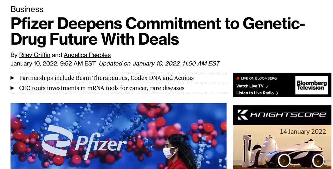 Pfizer headline