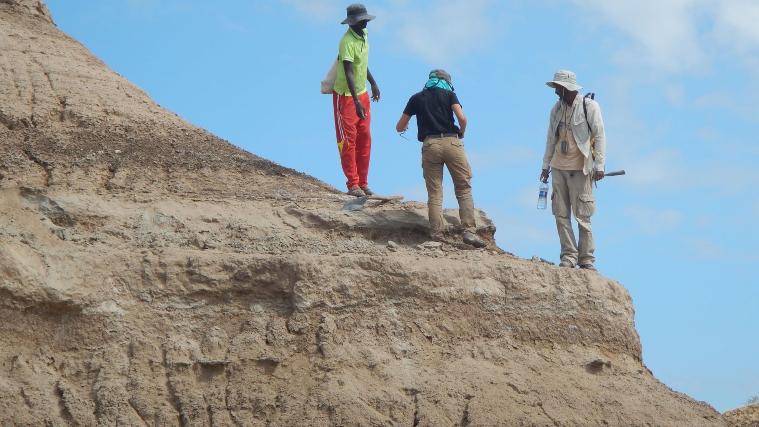 Click to enlarge Researchers at the Omo Kibish