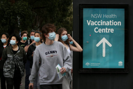 Click to enlarge NSW mass vaccination hub