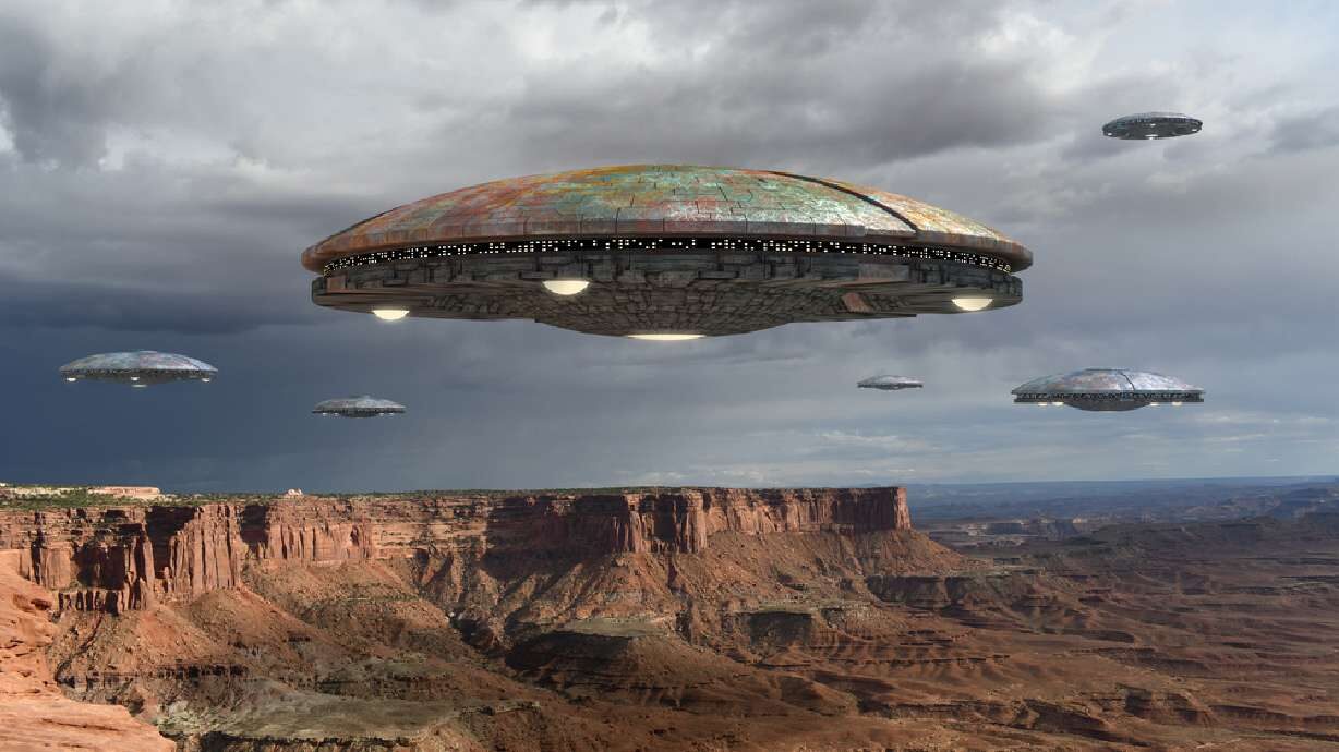 Click to enlarge Huge UFO