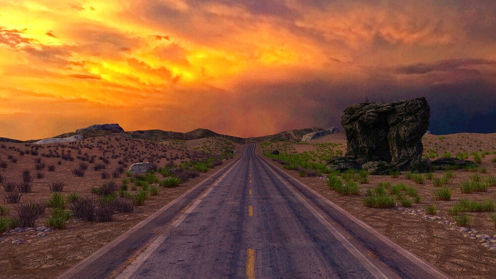 Click to enlarge Abduction on Lonely Road