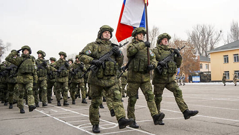 Click to enlarge CSTO russia peacekeepers kazakhstan