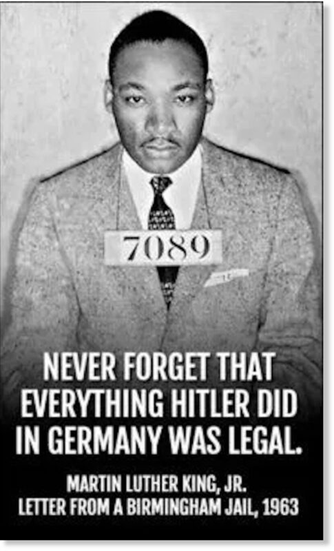 MLK Hitler quote