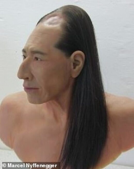 Click to enlarge Peru elongated skull artist conception image