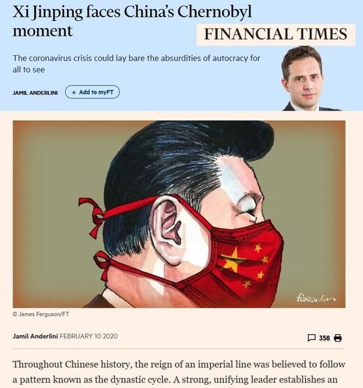 financial times CCP Jinping covid