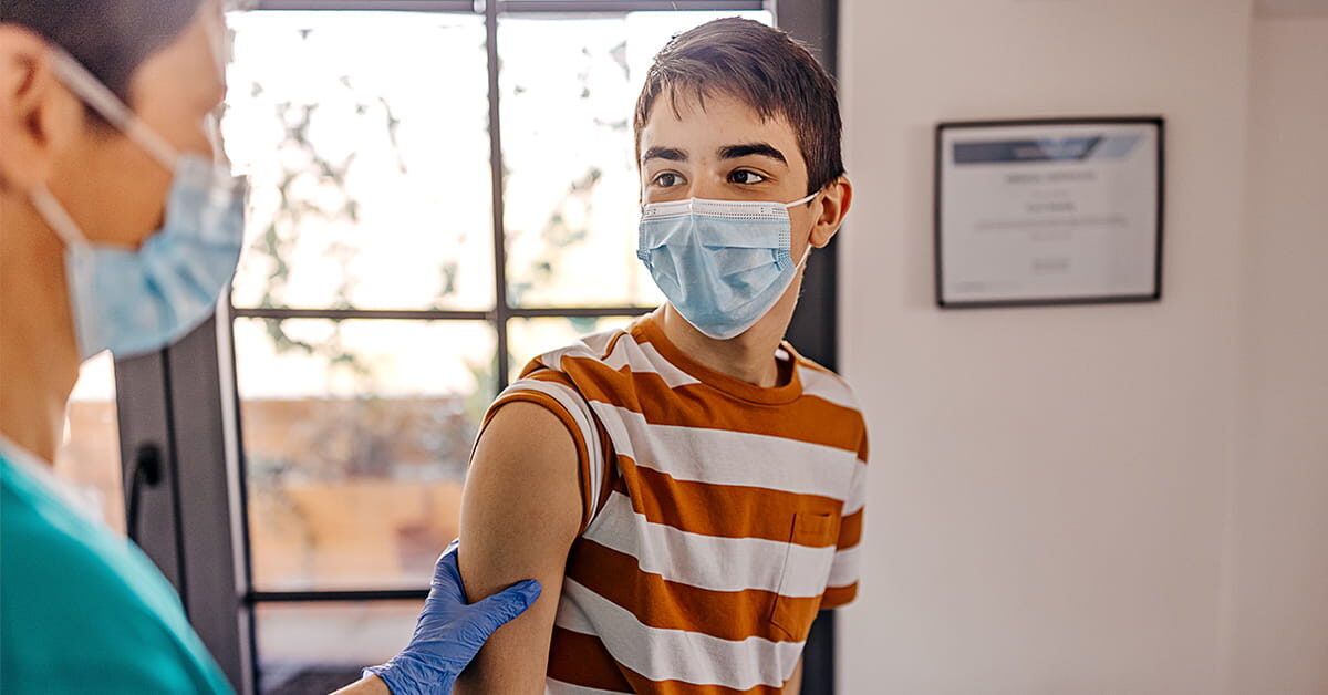 child vaccinated