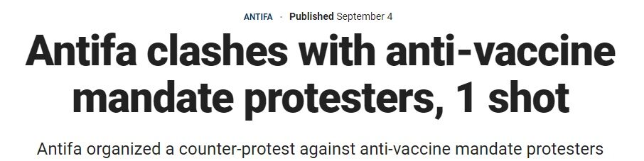 antifa clashes