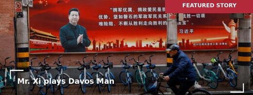 Mr. Xi plays Davos Man