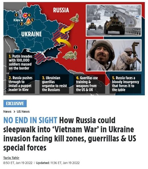 russia invasion map