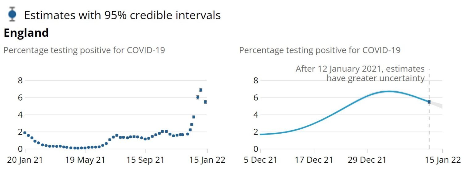 ONS infection survey data