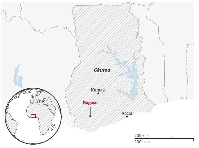 ghana map