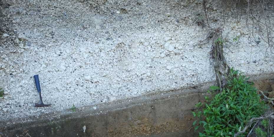 pumice deposits