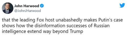 John Harwood Twitter fox new putin