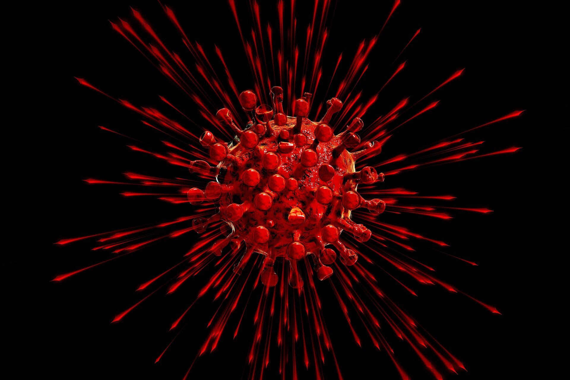 3D virus illustration