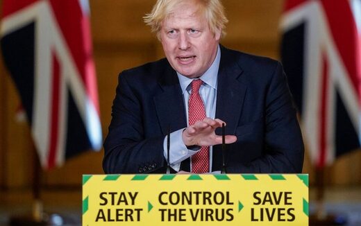 Click to enlarge Boris Johnson covid slogans