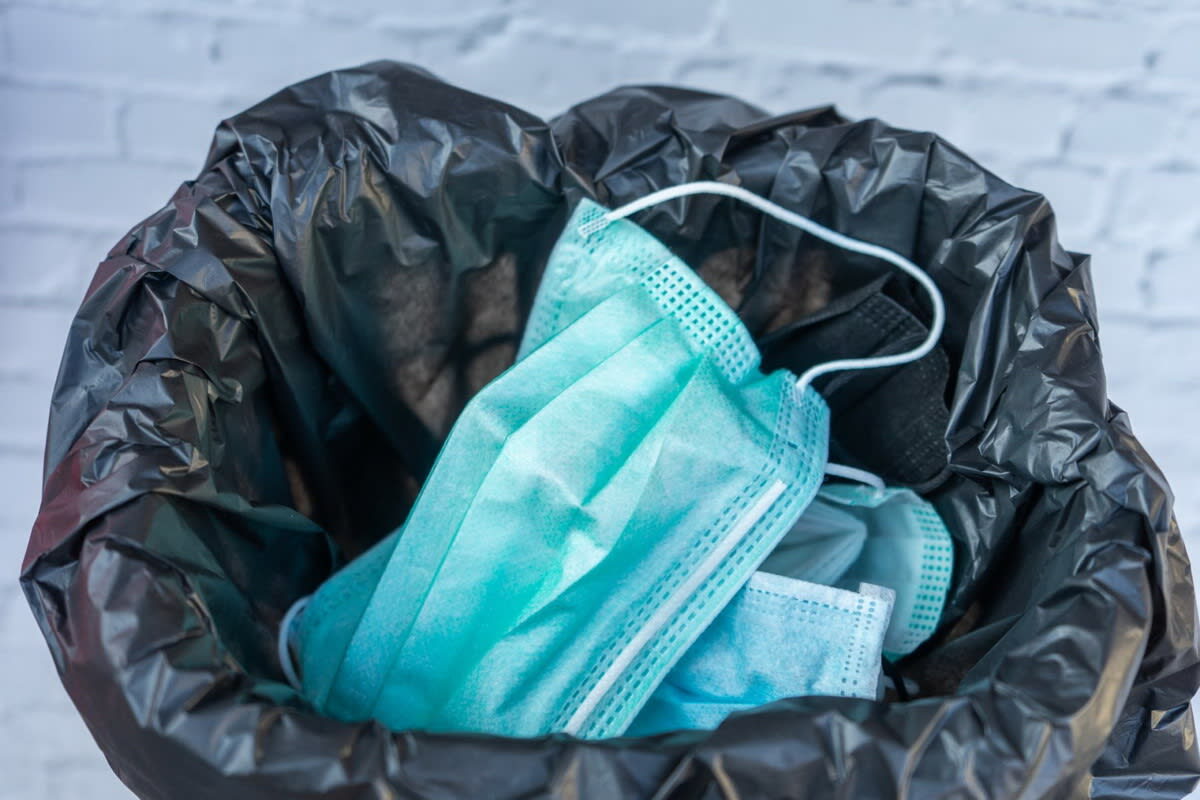 masks garbage