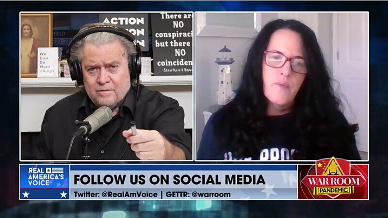 Steve Bannon Cynthia hughes Jan 9 prisoners capitol riot