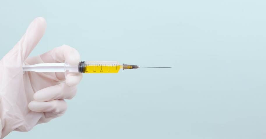syringe glove