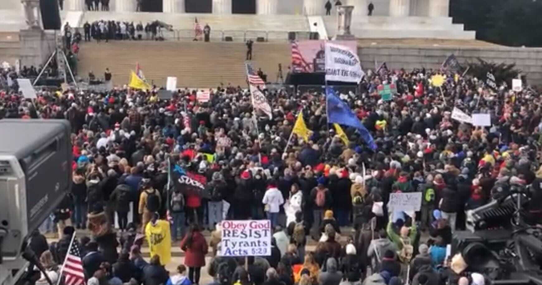 washington rally mandates protest