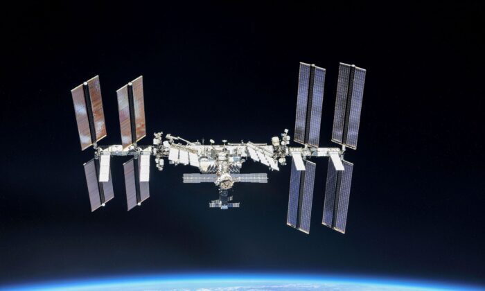Click to enlarge The International Space Station (ISS)