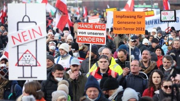 austria vaccine protest