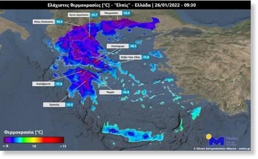 greece temps