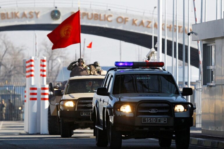 Click to enlarge kazakhstan border