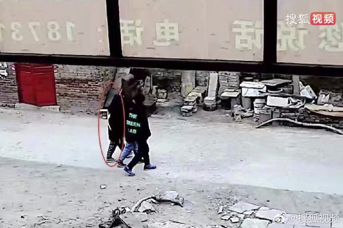 Click to enlarge Li Furun died after he was attacked by dogs at a deserted factory where he was playing.