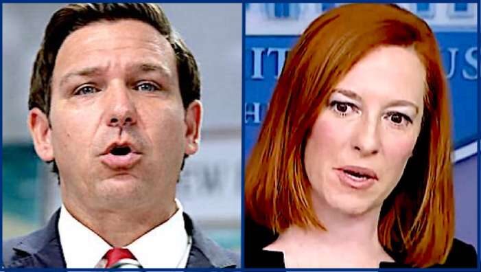 Click to enlarge DeSantis/Psaki