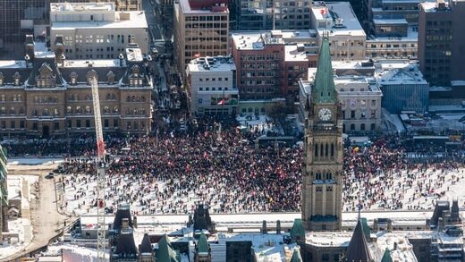 Click to enlarge Parliament hill protest 1