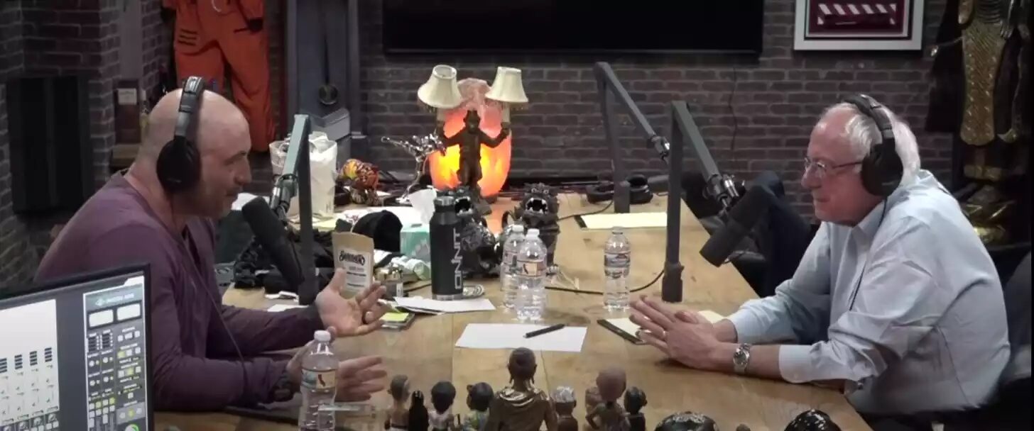 joe rogan bernie sanders